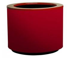 Hobby Flower Steel Plus Blumentopf rund mit Zulassung 35 x 35 cm rot