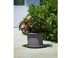 Euro3Plast 1978.G9 Pflanzkübel Geo, 40 cm, taupe