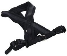 Trixie 20401 Premium Geschirr, M-L: 50-80 cm/25 mm, schwarz