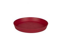 Elho Loft Urban Untersetzer Rund 30 - Cranberry Rot - Draußen - Ø 30.3 x H 4 cm