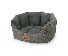 Nobby Komfort Bett oval JOSI grau L x B x H: 45 x 40 x 19 cm