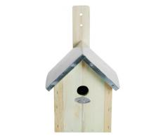 Esschert Design Nistkasten, Vogelhaus Blaumeisen, ca. 17,9 cm x 18 cm x 32 cm