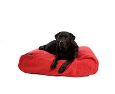 Lex & Max Sitzsack Chic, 90 x 60 cm, Rot