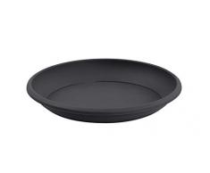 EDA Plastiques Cancun Untersetzer, rund, Grau/Anthrazit