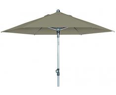 doppler Push Up Sonnenschirm SL-AZ 220 - Ideal für den Balkon oder Garten - ca. 220 cm - Knickbar - Greige-Taupe