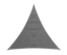 Windhager Sunsail ADRIA Dreieck, Sonnensegel, Sonnenschutz, 3,6 x 3,6 m (gleichschenkelig), UV-Schutz, witterungsbeständig und atmungsaktiv, 10967, GRAU
