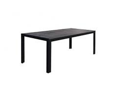 Homexperts Malta Gartentisch, Schwarz