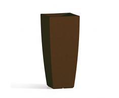 Pflanzgefäß Quadro STILO in Polyethylen bunt. Elegante in Puro Stil Modern, ist ein gutes Wohnaccessoires und passt zu vielen Umgebungen in denen angebracht werden.