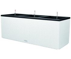 Lechuza TRIO Cottage 30 Pflanzgefäß mit Erd-Bewässerungs-System, Weiß, 100 x 32 x 34 cm