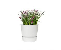 Elho Greenville Rund 40 - Blumentopf - Weiss - Draußen - Ø 39 x H 36.8 cm