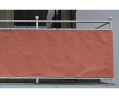 Angerer Style 75 cm hoch, Länge: 6 Meter Balkonbespannung, Terracotta