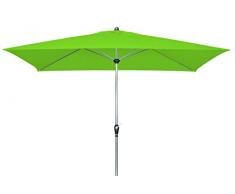 doppler Aluminium Crank Umbrella SL-AZ 190x290 - Rechteckiger Sonnenschirm für Balkon/Terrasse - Knickbar - 190x290 cm - Fresh Green