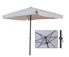 GARDEN FRIEND o850005, Sonnenschirm 3 x 2,7 m, weiß, Bianco, 16x18x219 cm