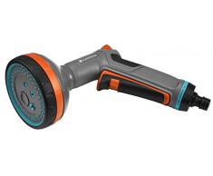 GARDENA Comfort Multibrause: Gartenbrause zum Bewässern und Reinigen, 5 Sprühformen, Dauerarretierung, stufenlose Regulierung, Frostschutz (18315-20)