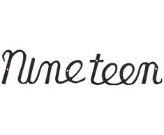 Montague Metall Produkte Kleines Skript, Hausnummer, Neunzehn