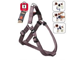Karlie Art Sportiv Plus Geschirr, 25 mm 60-90 cm, braun,1-2-3 Step und Go