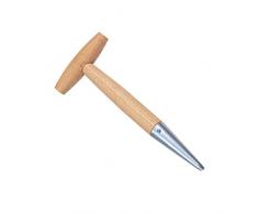 Xclou Pflanzholz - Setzholz zum Pflanzen - Blumenzwiebelpflanzer - Pflanzhelfer mit Querkruecke und Stahlspitze - Pikierstab für die Erde