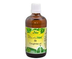 cdVet Naturprodukte HustaVet Öl 100 ml - Bedürfnisse atemwegsempfindlicher Tiere - abgestimmten Futterergänzung - Ägyptisches Schwarzkümmelöl - Kombination wohltuender Pflanzen- und Kräuteröle -