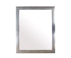 King Home S1710944 Wandspiegel mit Rahmen, Silver, 40X50H