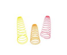 Garten Bronder e.K. 10124.012 SunSpiro - Sonnenspirale, 3-er Set Durchmesser20 cm, Länge circa 50 cm, Made in Germany, zitronengelb/orange/rot