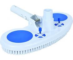 Jilong Pool-Reinigung Vakuum Bodensauger Schwimmbad Bodenbürste Poolsauger mit Ansaugschutz für Poolstange Ø 28-30 mm