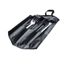 Enders Premium Edelstahl Grillbesteck, schwarz