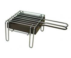 Imex El Zorro Grillrost, verzinkt, Schwarz, 16 x 29,5 x 12 cm, 71427.0