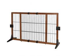 dibea DG00546 Absperrgitter, Hundeschutzgitter, Treppengitter, Welpenschutzgitter, 70 cm Höhe