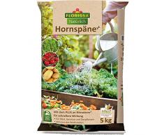 Florissa Natürlich 58514 PLUS | mit Nitroderm für die schnelle Wirkung und Hornspäne für die Langzeitwirkung | mit NATUR im GARTEN und biologisch GÄRTNERN Gütesiegel (5 kg), Braun