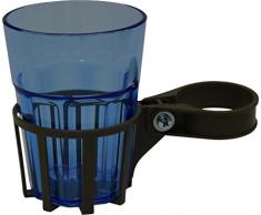 Angerer Getränkehalter für Hollywoodschaukel mocca, inkl. Becher blau, 973/0004