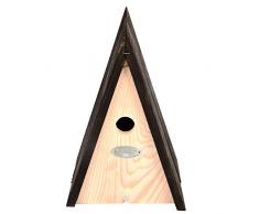 Esschert Design Nistkasten Wigwam aus Kiefernholz, 18,2 x 16,3 x 27,5 cm, Nistkasten, Futterhaus, Futterstation