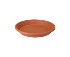 Elho Universal Untersetzer Rund 21 - Tonrot - Drinnen & Draußen - Ø 21 x H 3.1 cm