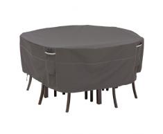 Classic Accessories Ravenna Hochwertige Möbelabdeckung/Schutzhülle für runde Garten-Essgruppe – L