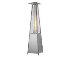Heizstrahler für Terrasse - Cheops Pyramide von Activa | Gas Heizstrahler mit 10,5 kW Heizleistung (Edelstahlausführung)