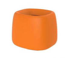Vondom 42301r Blumentopf Organic eckig 31 x 34 x 27 cm, mit Bewässerungssystem, Orange