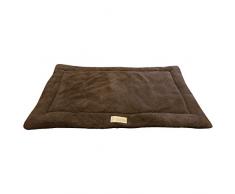 Ellie-Bo Hundebett aus Sherpa-Fleece, passend für Käfige Käfigen und Kästen (Größe XL, 107 cm), Braun