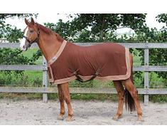 Harrys Horse 32200086-03205 cm Fleecedecke Prunkmodell mit Bauchlatz, L, braun