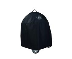 Rösle BBQ Abdeckhaube Sport F60 Kugelgrill, schwarz, PES Polyester, wasserdicht, Klettverschluss
