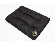 HobbyDog R3 ECOCZA4 Hundebett ECO Schlafplatz Ruheplatz Hundematratze Hundekissen, 115 x 80 cm, XXL, schwarz