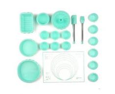 BAKING BOUTIQUE Back-Set aus Silikon inkl. 12 Förmchen 20tlg.