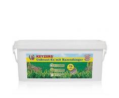 KEYZERS® Unkraut-Ex Rasendünger gegen Unkrautbildung, 3kg