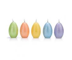 ELAMBIA flammenlose Eierkerzen Echtflamme Luma Timer, 5tlg.