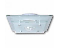 vidaXL Deckenleuchte Wandleuchte Badlampe Glas Lampe Deckenlampe 1 x E27