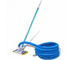 vidaXL Pool Set Schwimmbad Teleskopstange Bodensauger Schlauch