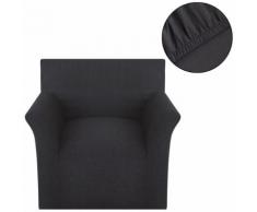 vidaXL Sofahusse Stretchhusse Sofabezug Anthrazit Baumwoll-Jersey
