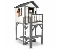SUNNY Spielhaus Lodge XXL Plus Holz Weiß C050.012.00