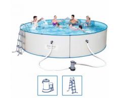 Bestway Hydrium Pro Schwimmbad Set Stahlrahmen 488x107 cm 56607