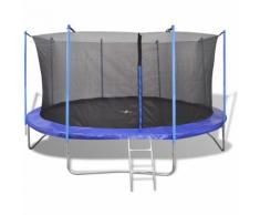 vidaXL Fünfteiliges Trampolin-Set 3,66 m