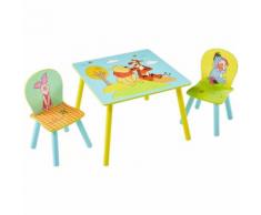 Disney 3-tlg. Tisch- und Stuhl-Set Winnie Puuh Holz WORL104004