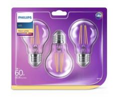 Philips LED Lampen 3 Stück Classic 60 W 929001387373